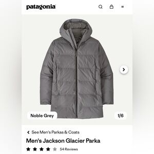 Patagonia Noble Grey Puffer Jacket